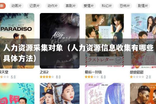 人力资源采集对象(人力资源信息收集有哪些具体方法)