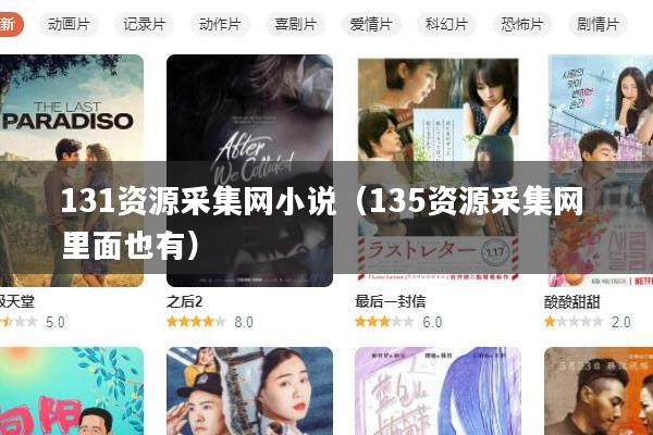 131资源采集网小说(135资源采集网 里面也有)